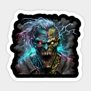 The Cursed of God Thunder - Killer Storm Sticker